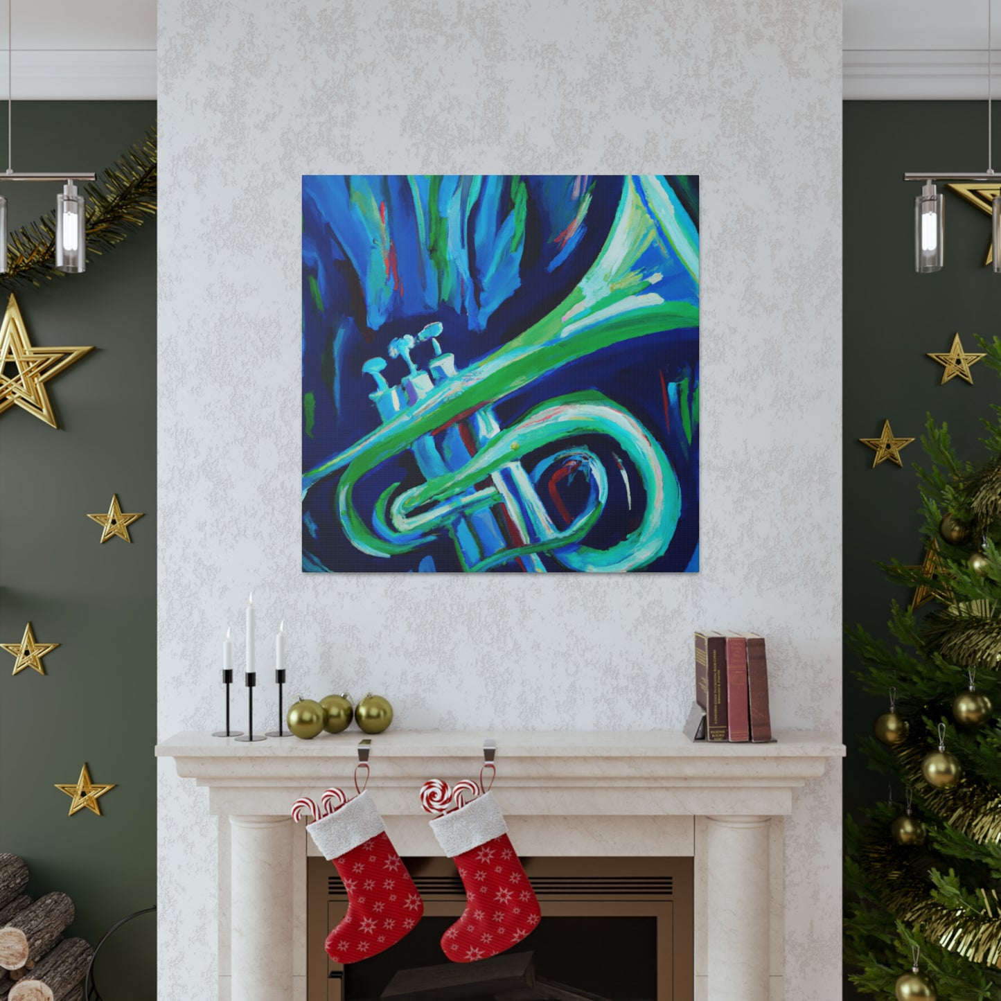 "Trumpets of Joyful Melody" - Canvas