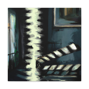 "Movie Clapboard Dreamscape" - Canvas