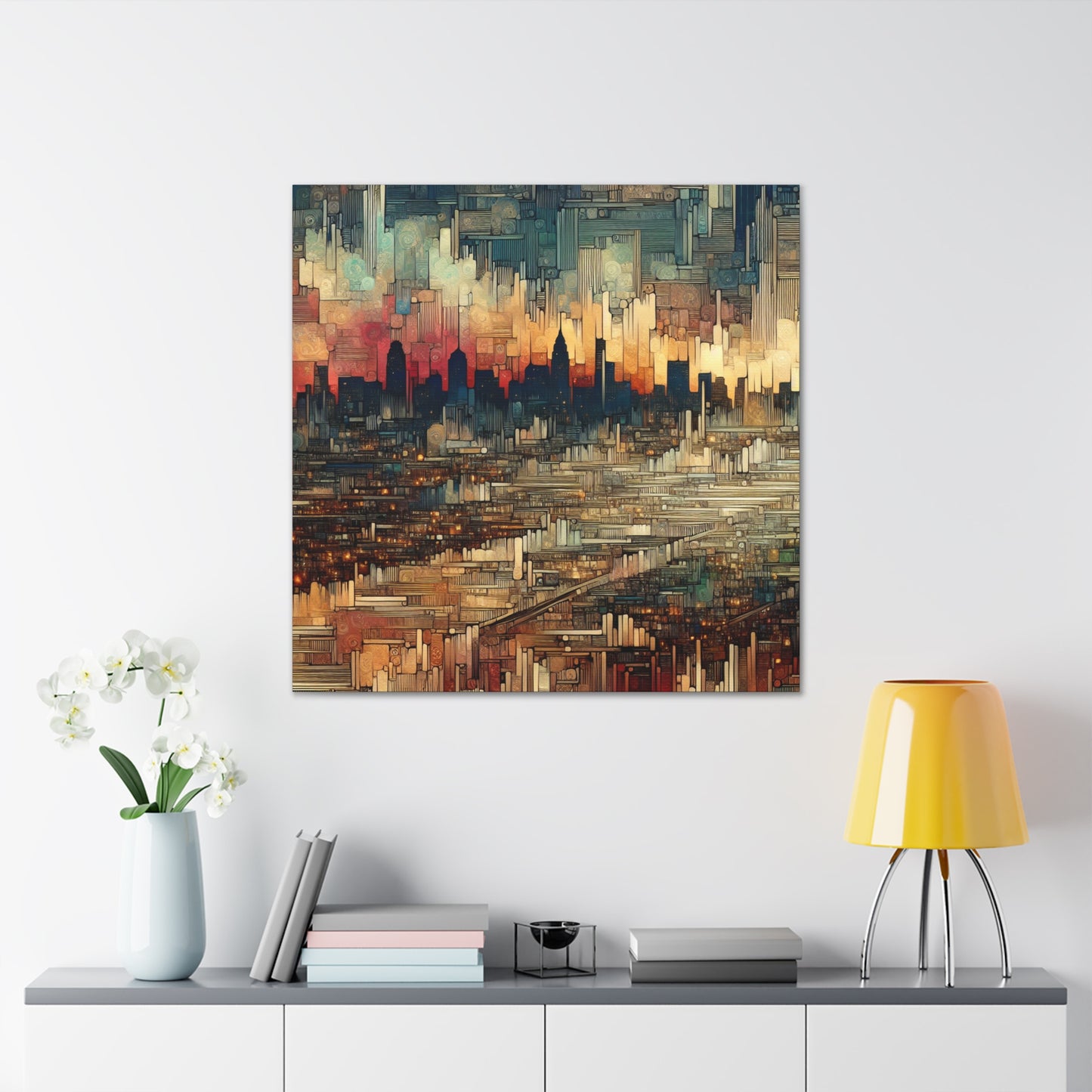 "Midnight Urban Symphony" - Canvas