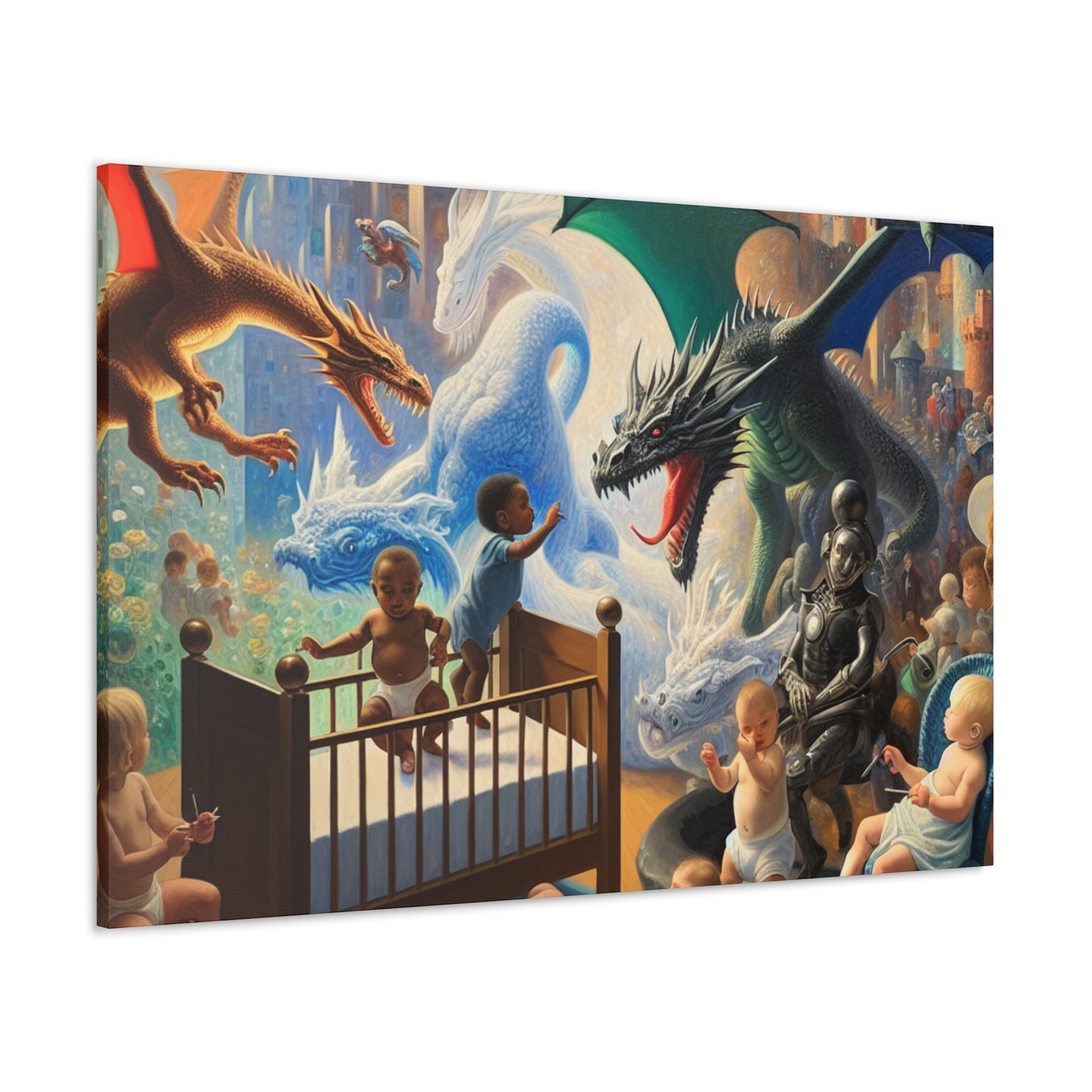 Dancing Dragon Dreams - Canvas