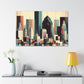 Urban Reflections Unveiled - Canvas