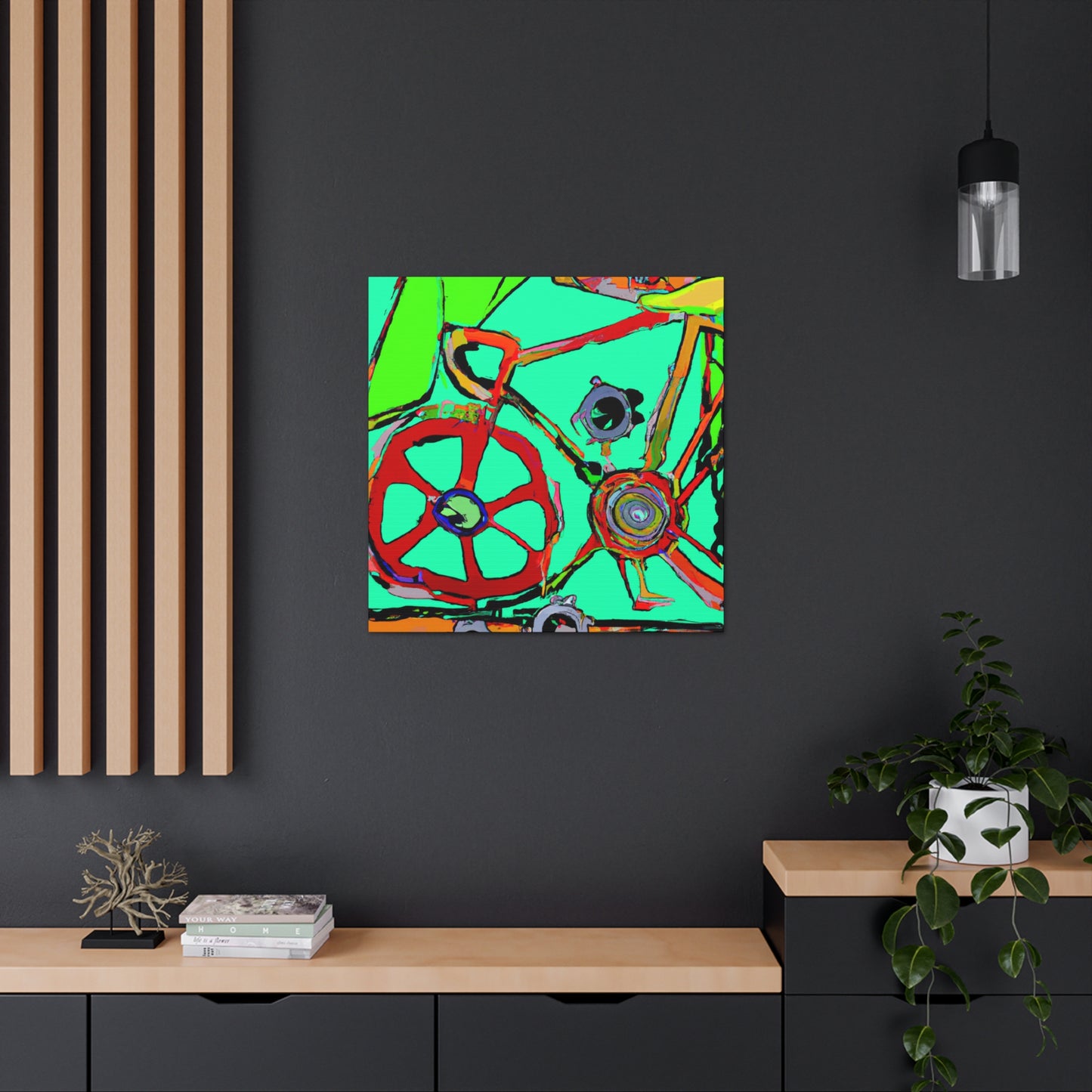 "Bicycle of Movement" - Canvas