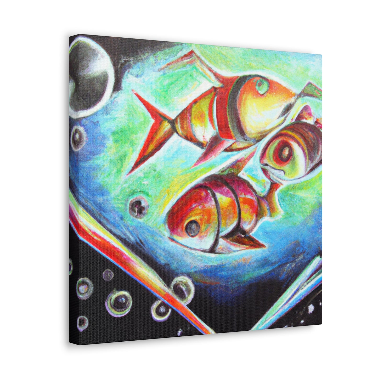 Rainbow Fish Brilliance - Canvas