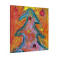 Christmas Tree Wonderment - Canvas