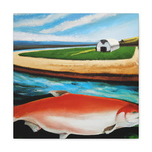 Salmon in a Dream - Canvas