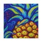 Pineapple Folk Delight - Canvas