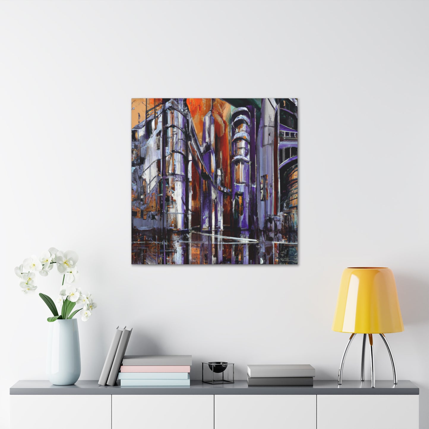 "Gothic Impressionist Dream" - Canvas