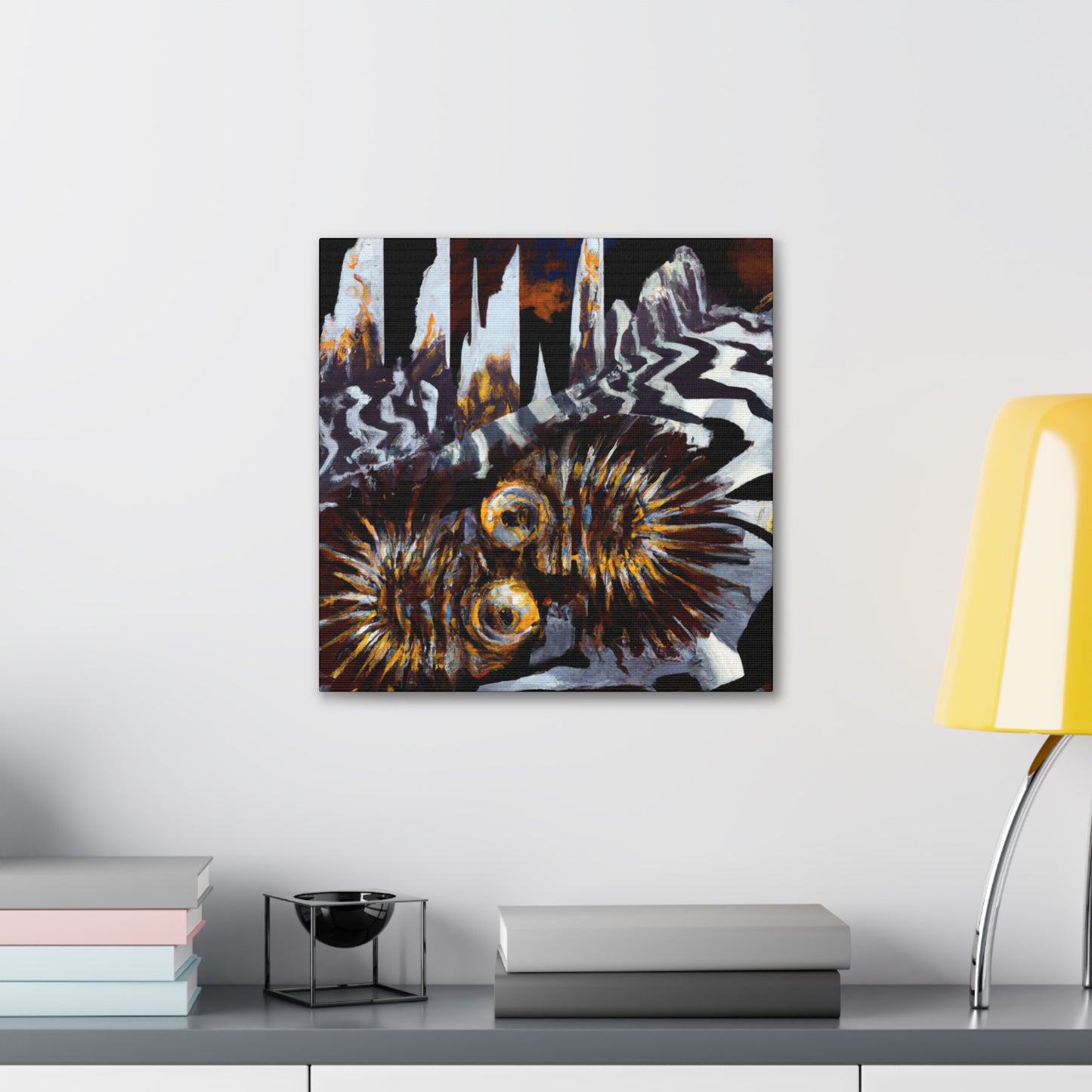 Porcupine in Impressionism - Canvas