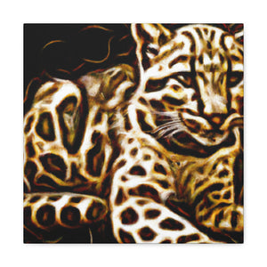 The Clouded Leopard is a species of wild, big cat that is native to the tropical and subtropical forests of Southeast Asia. It is known for its distinctive colouring and spotted coat which is why it is often referred to as the - Canvas