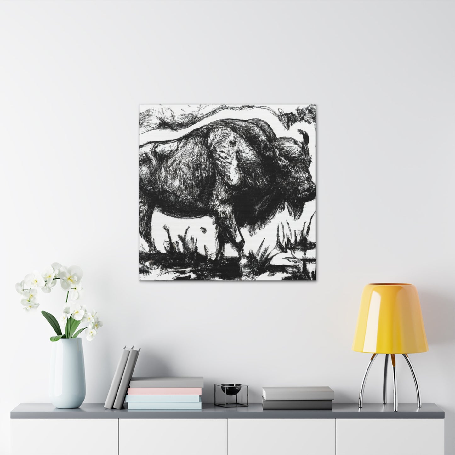 "Bison of the Prairie" - Canvas