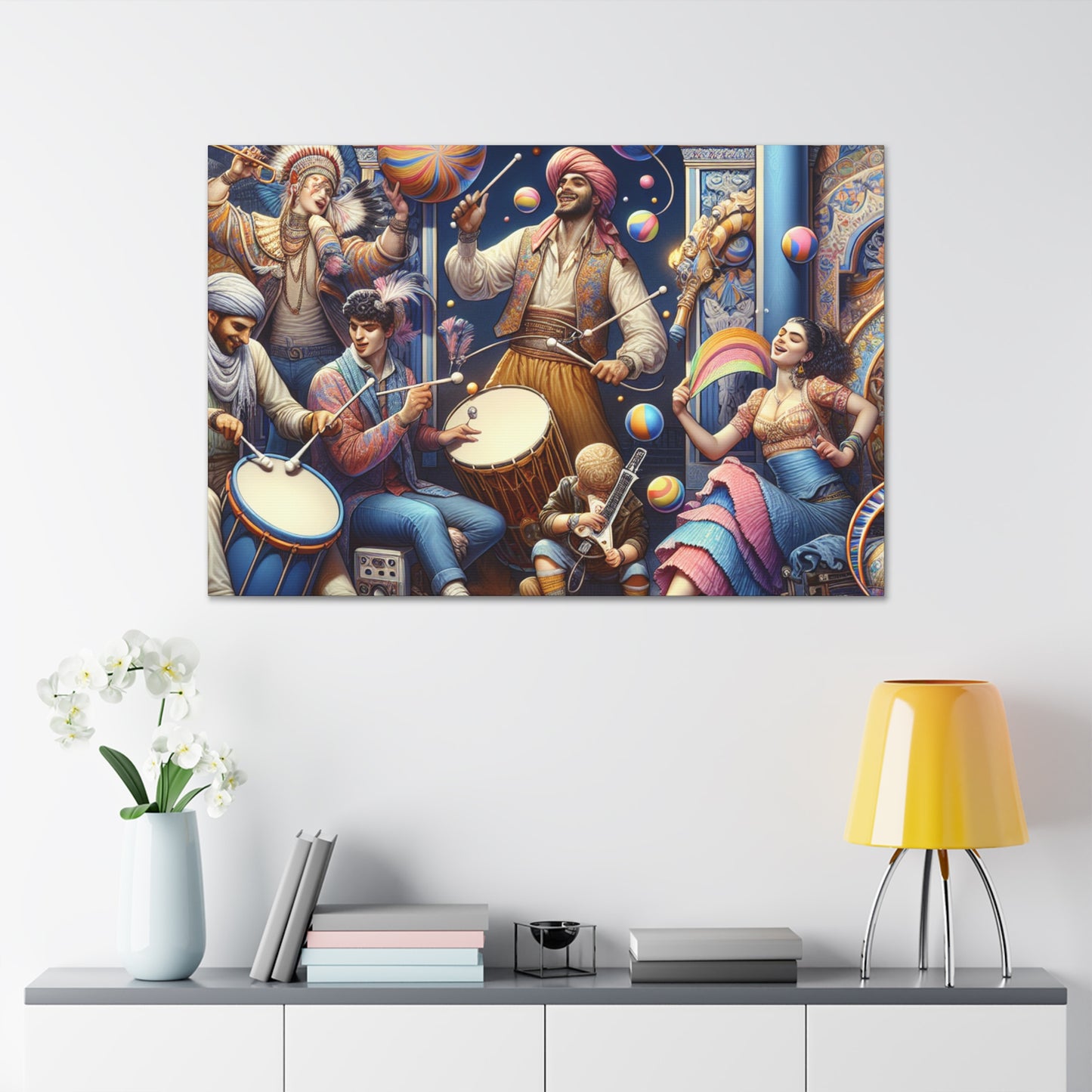 Enchanting Liveliness in Motion - Canvas