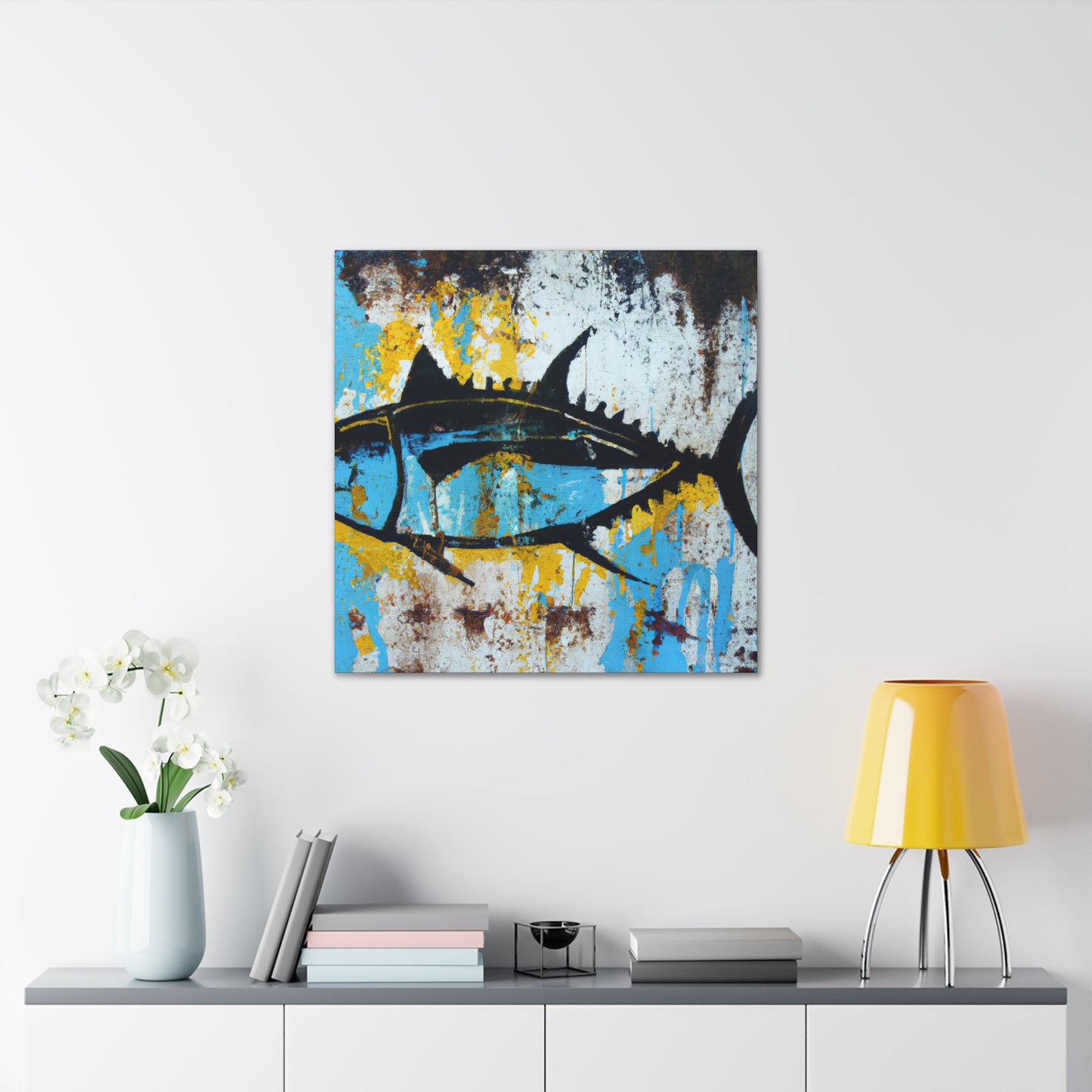 Tuna in Moonlight Illumination - Canvas