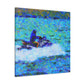 "Jet Skiing Impressionism" - Canvas