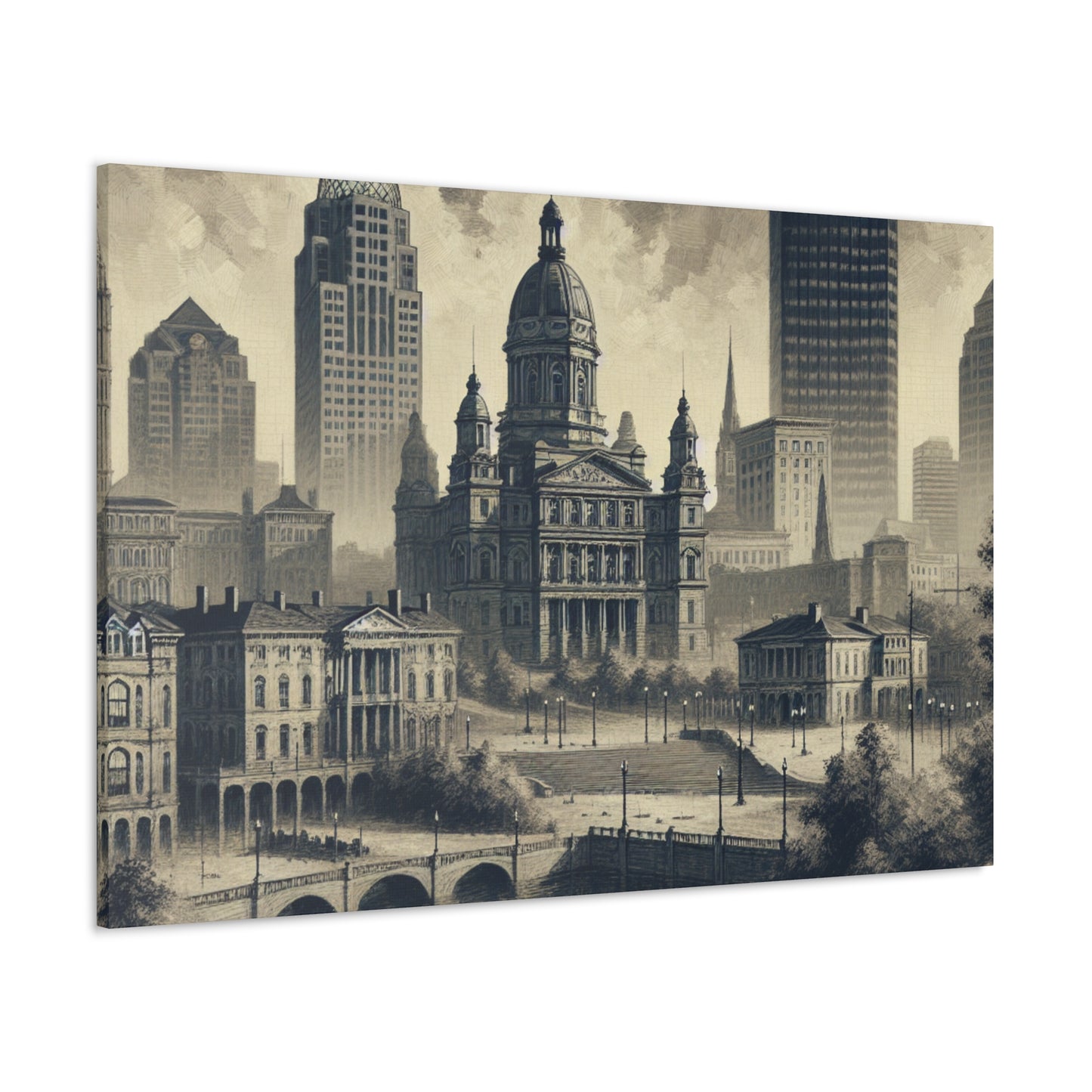 "Whimsical Louisville Symphony" - Canvas