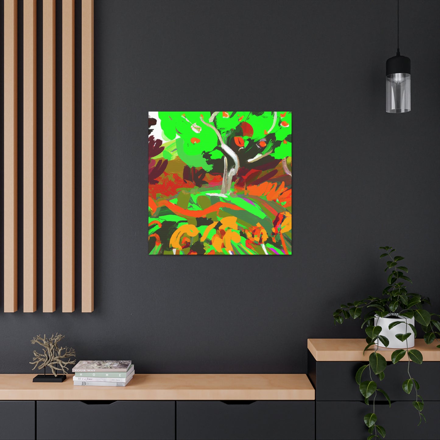 "Marigolds In Movement" - Canvas