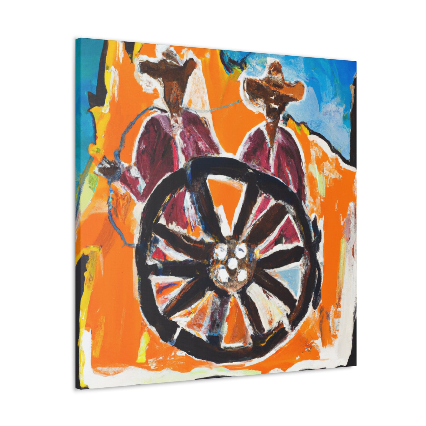 "Wheel of Abstraction" - Canvas