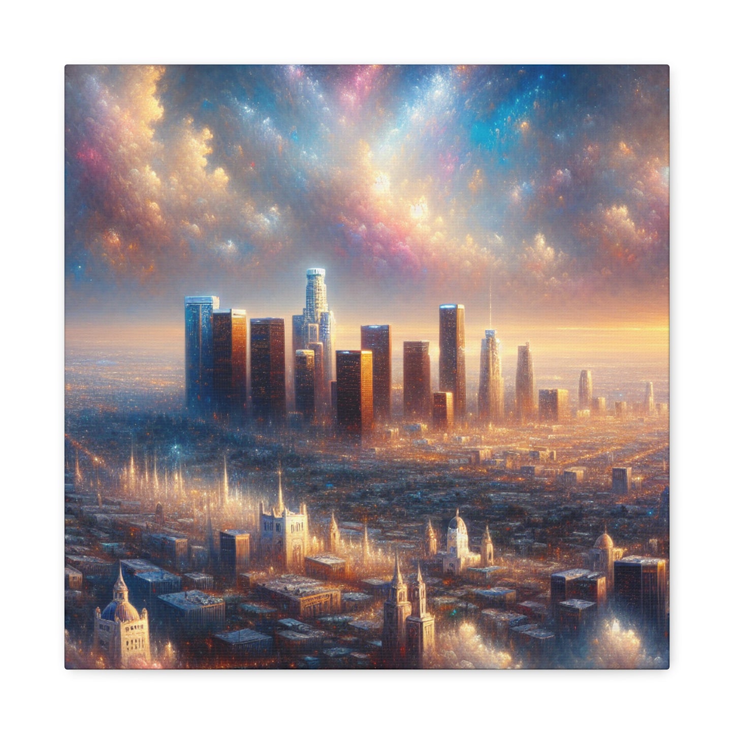 "City of Angels Resplendent" - Canvas