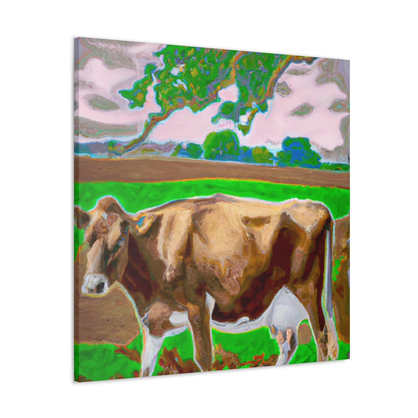 Majestic Jersey Cattle - Canvas