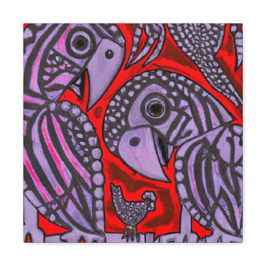 African Grey Symphony - Canvas