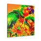 Rainbow of Macaws - Canvas