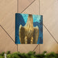 "Golden Eagle Art Deco" - Canvas