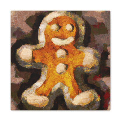 Gingerbread Man Deco - Canvas