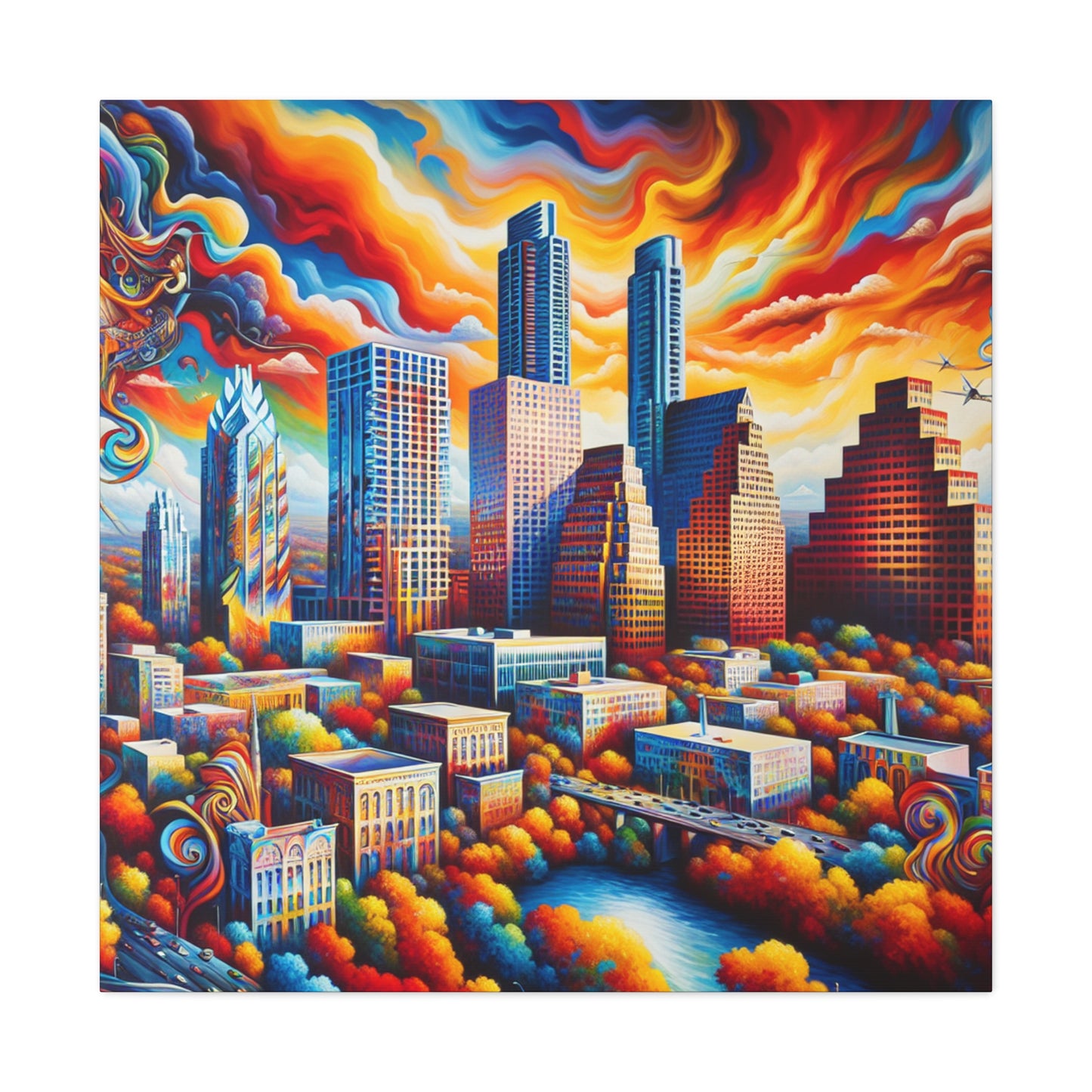 "Enigmatic Austin Dreamscape" - Canvas