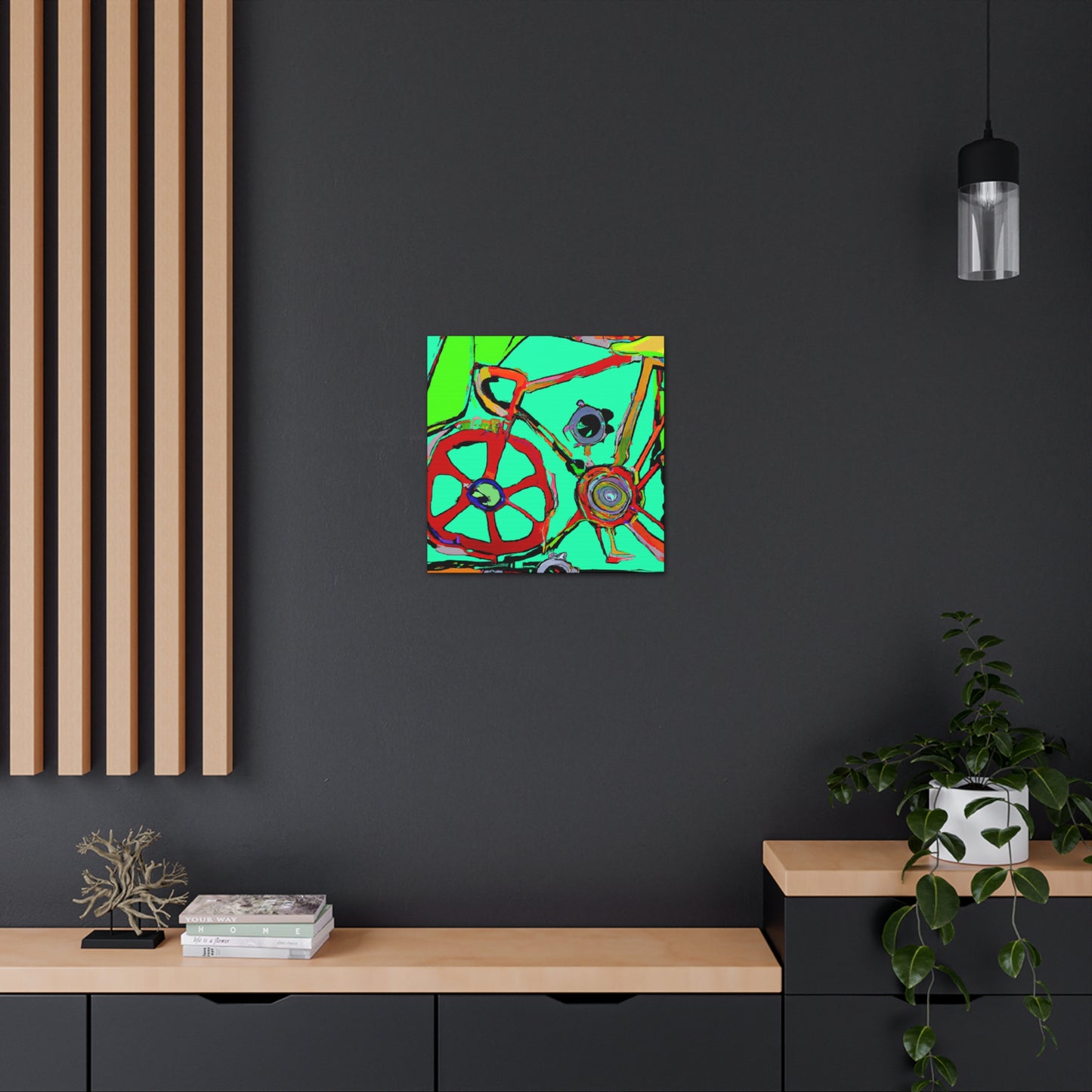 "Bicycle of Movement" - Canvas