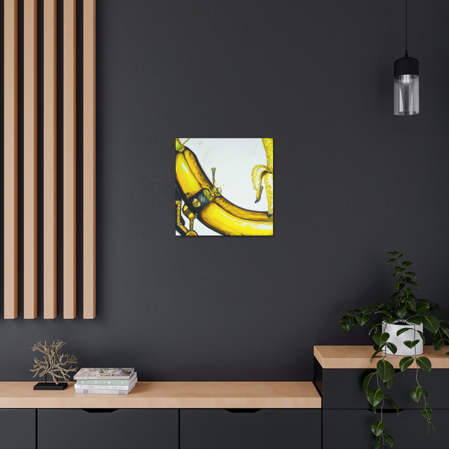 Bananna in Steampunk Time - Canvas