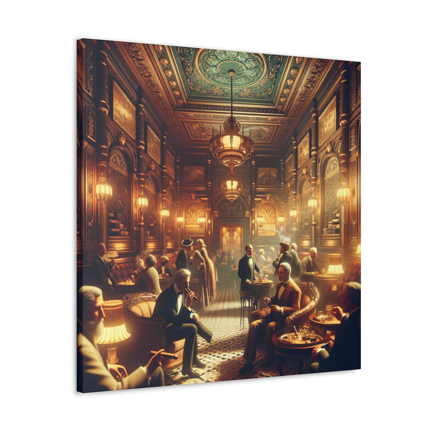 Opulent Evening Revelry - Canvas