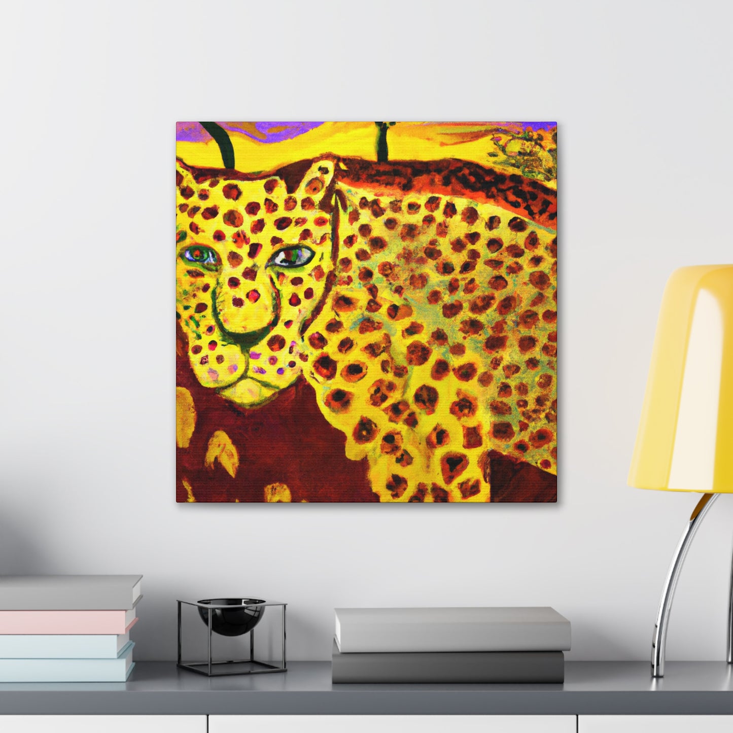 Leopard Lazing Luxuriously - Canvas