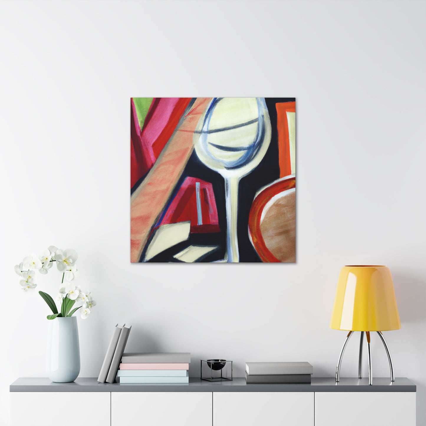 "Glow of the Wineglass" - Canvas