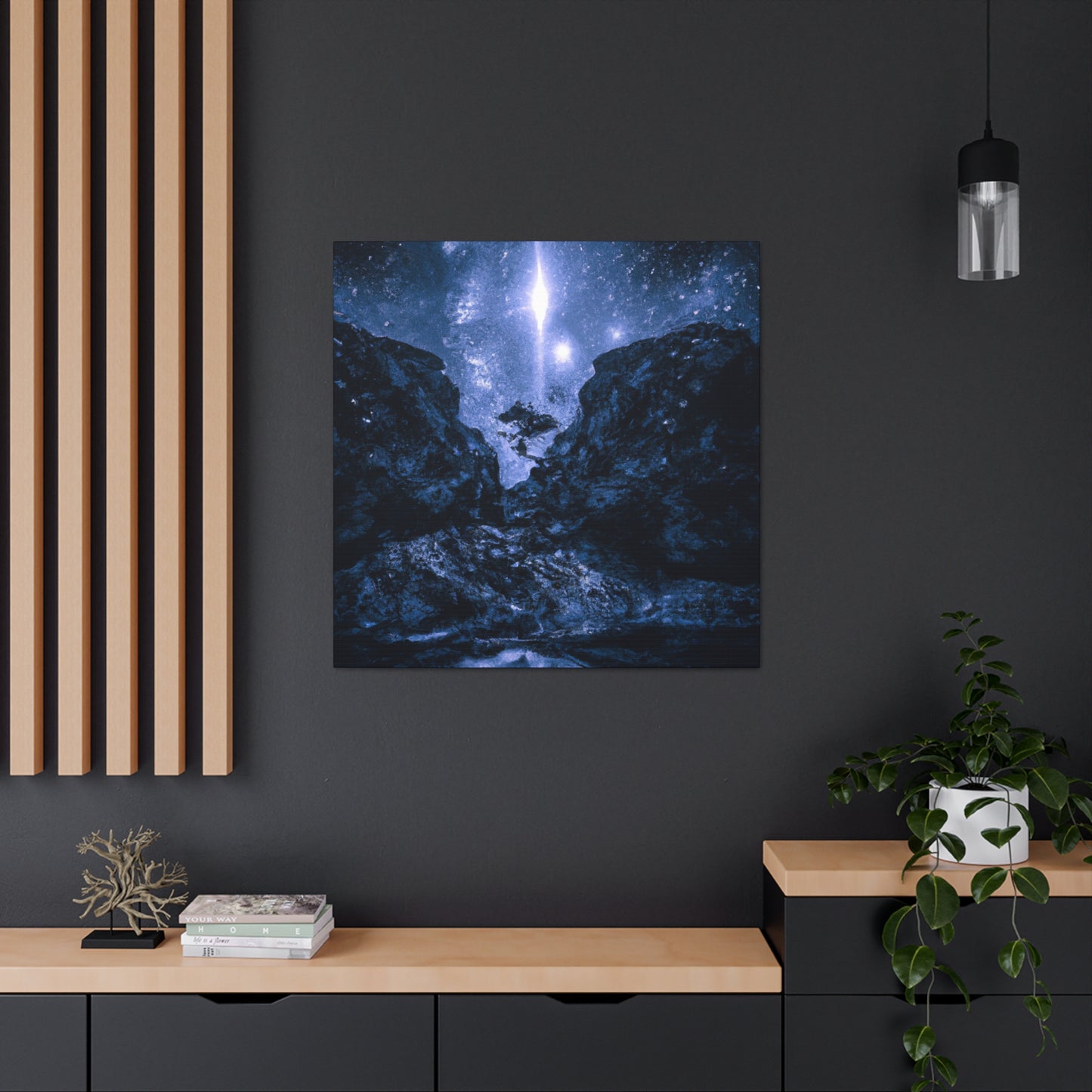 Mystic Moon Mirage - Canvas