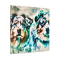 "Furry Aussie Shepherd" - Canvas