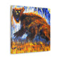 Marmot in Expressionism - Canvas