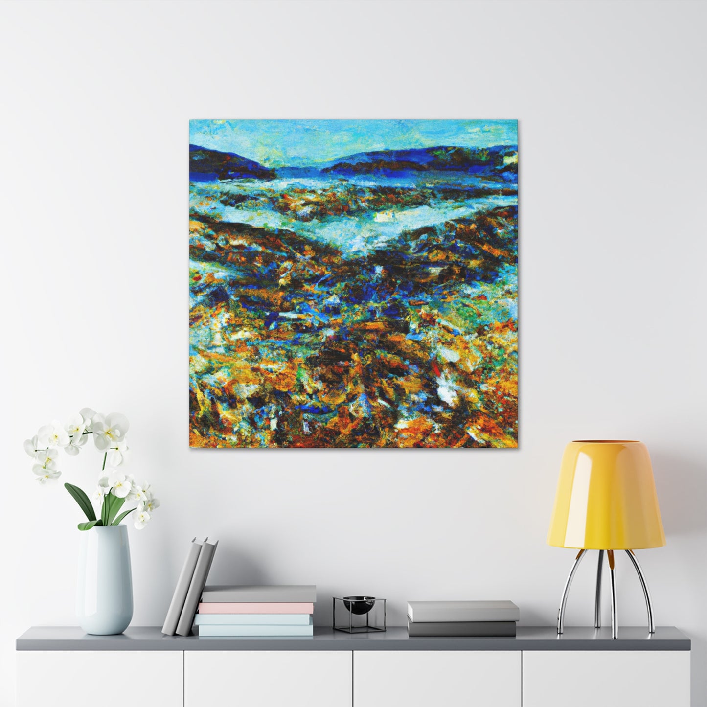 "Seascape at Sunset" - Canvas