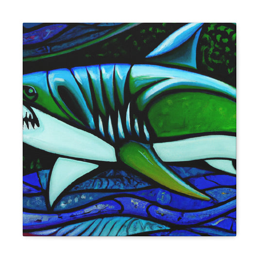 "Fearsome Shark Majesty" - Canvas