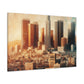 "Cityscape Memories Unveiled" - Canvas