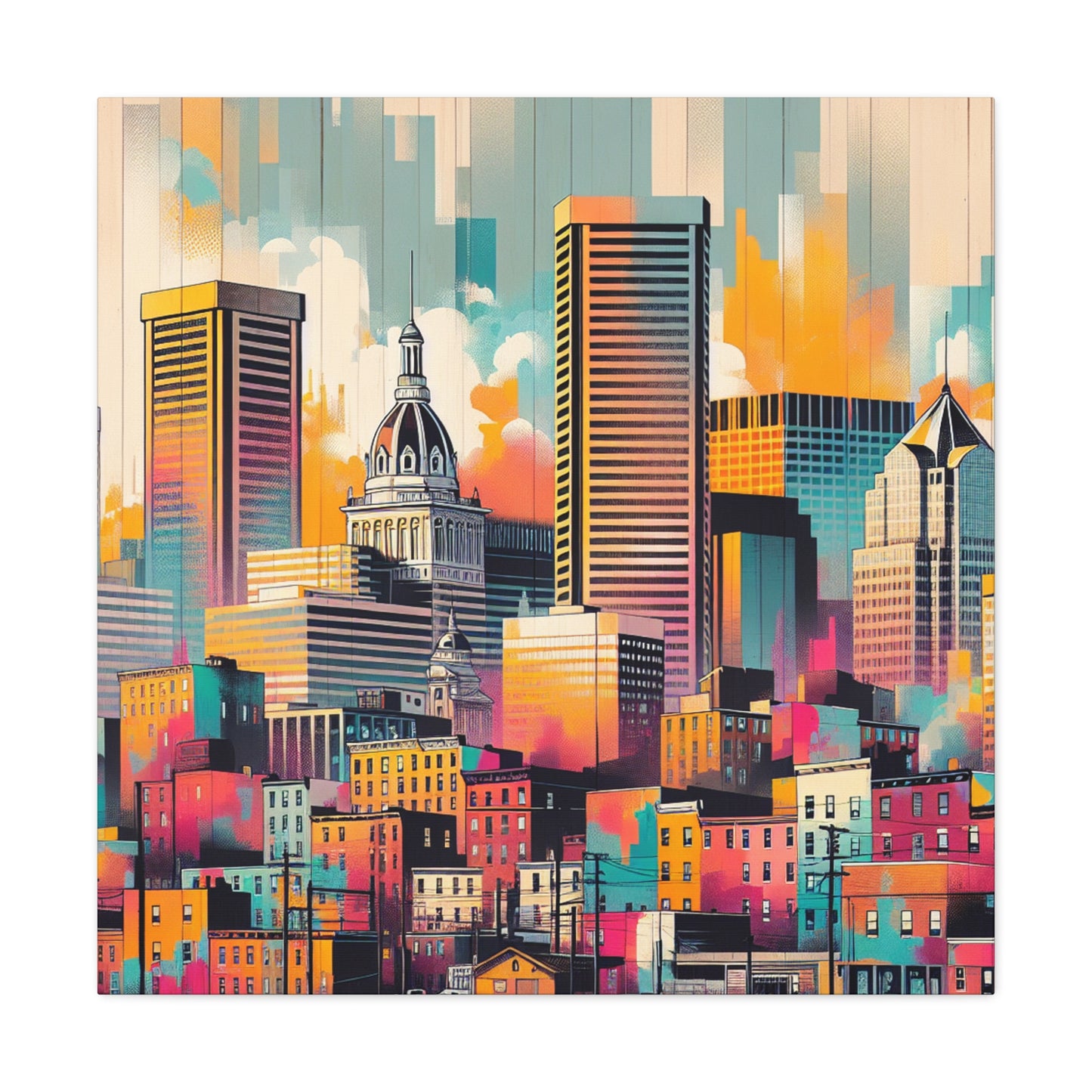 Brick City Awakening - Canvas