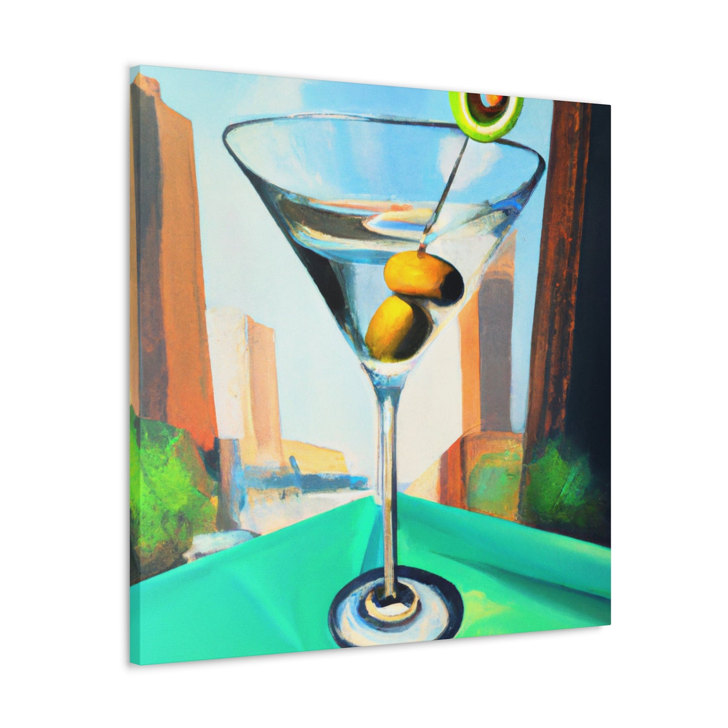 Martini Man Pop Party - Canvas