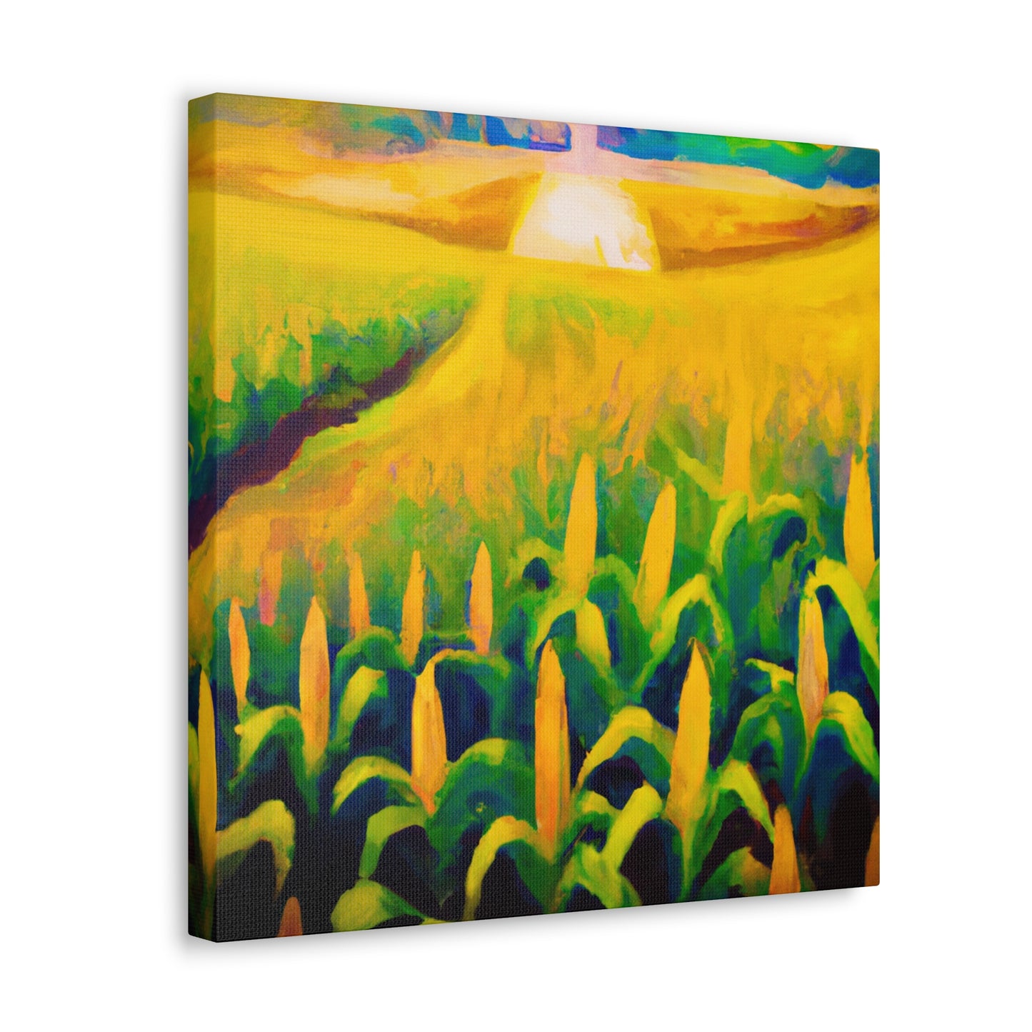 "Corn Field in Moonlight" - Canvas