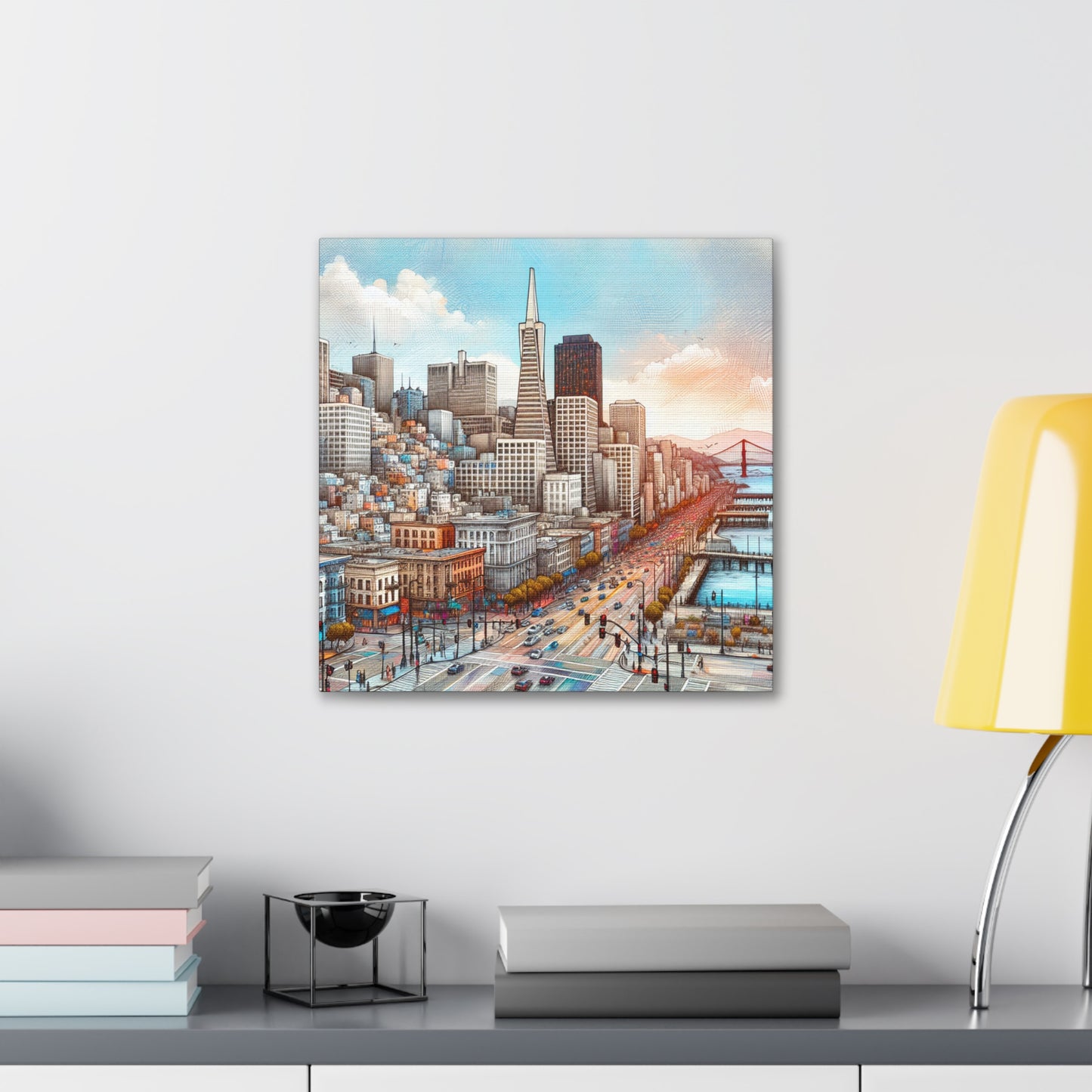 "Urban Symmetry Unveiled" - Canvas