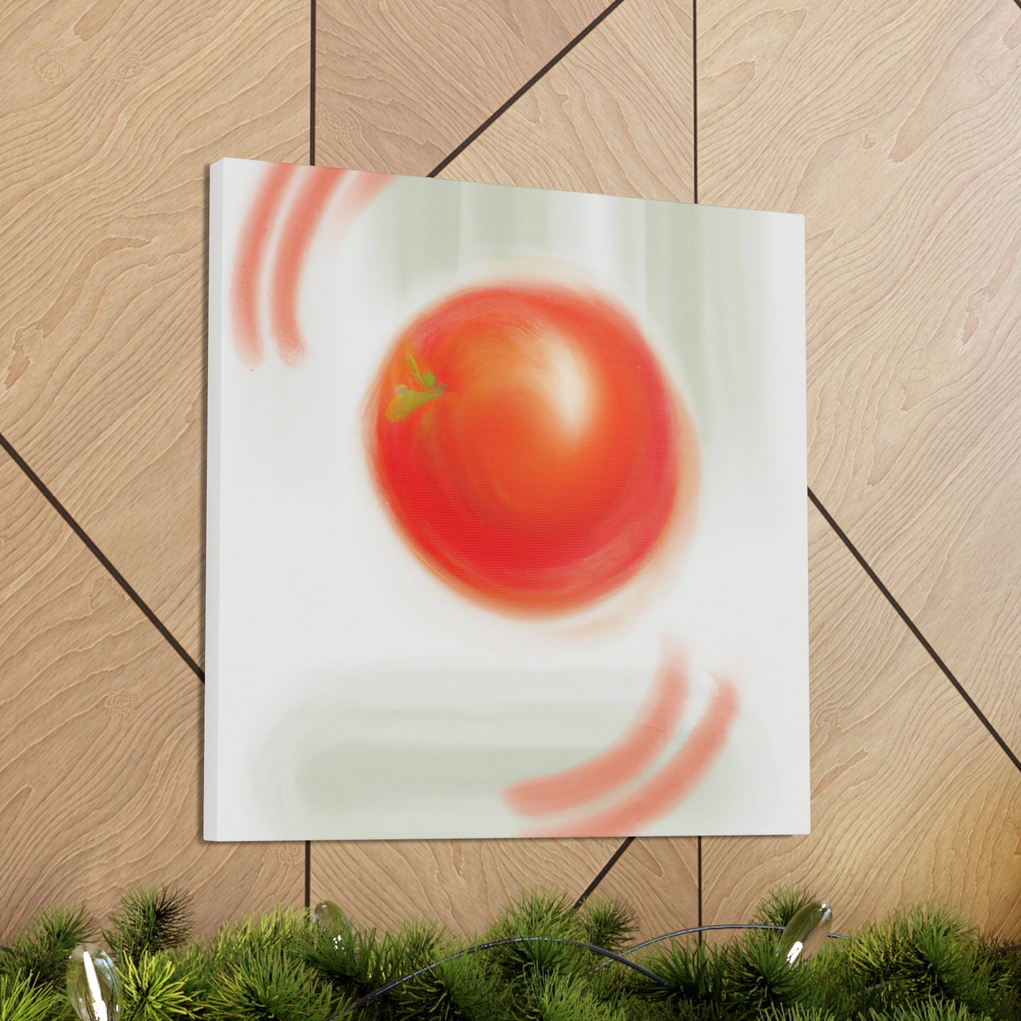 Tomato: Minimalist Masterpiece - Canvas