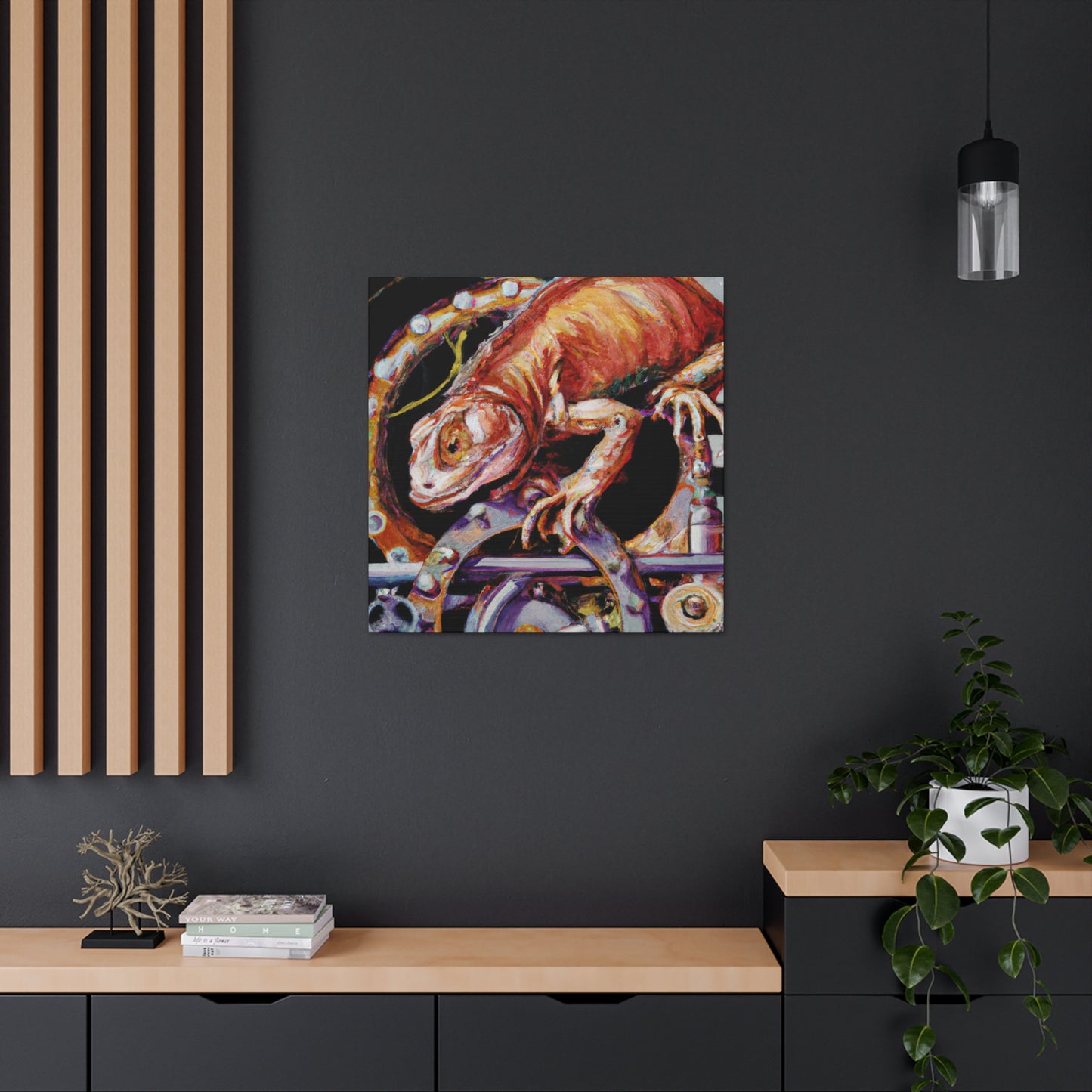 "Fantastical Dragon Whisperer" - Canvas