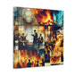 Gilded Prohibition Revelry - Canvas