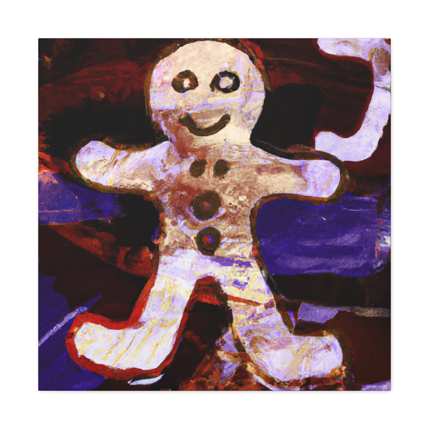 Gingerbread Man Splendor - Canvas