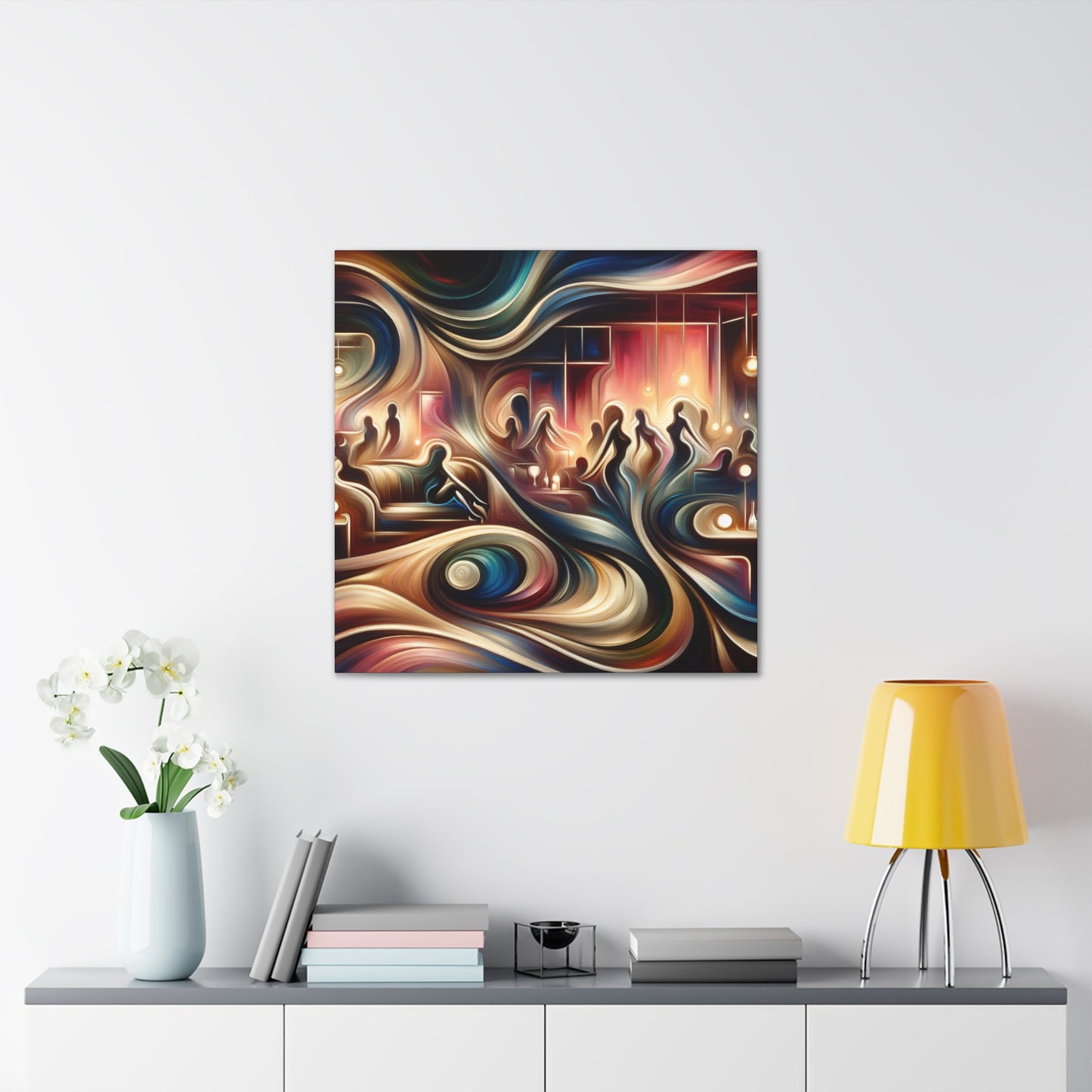 Lively Bash of Colors - Canvas