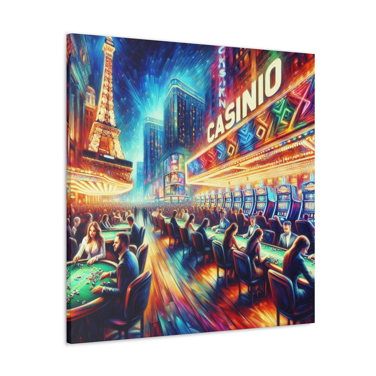 "Ethereal Casino Euphoria" - Canvas