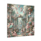 Whimsical Garden Dreams - Canvas