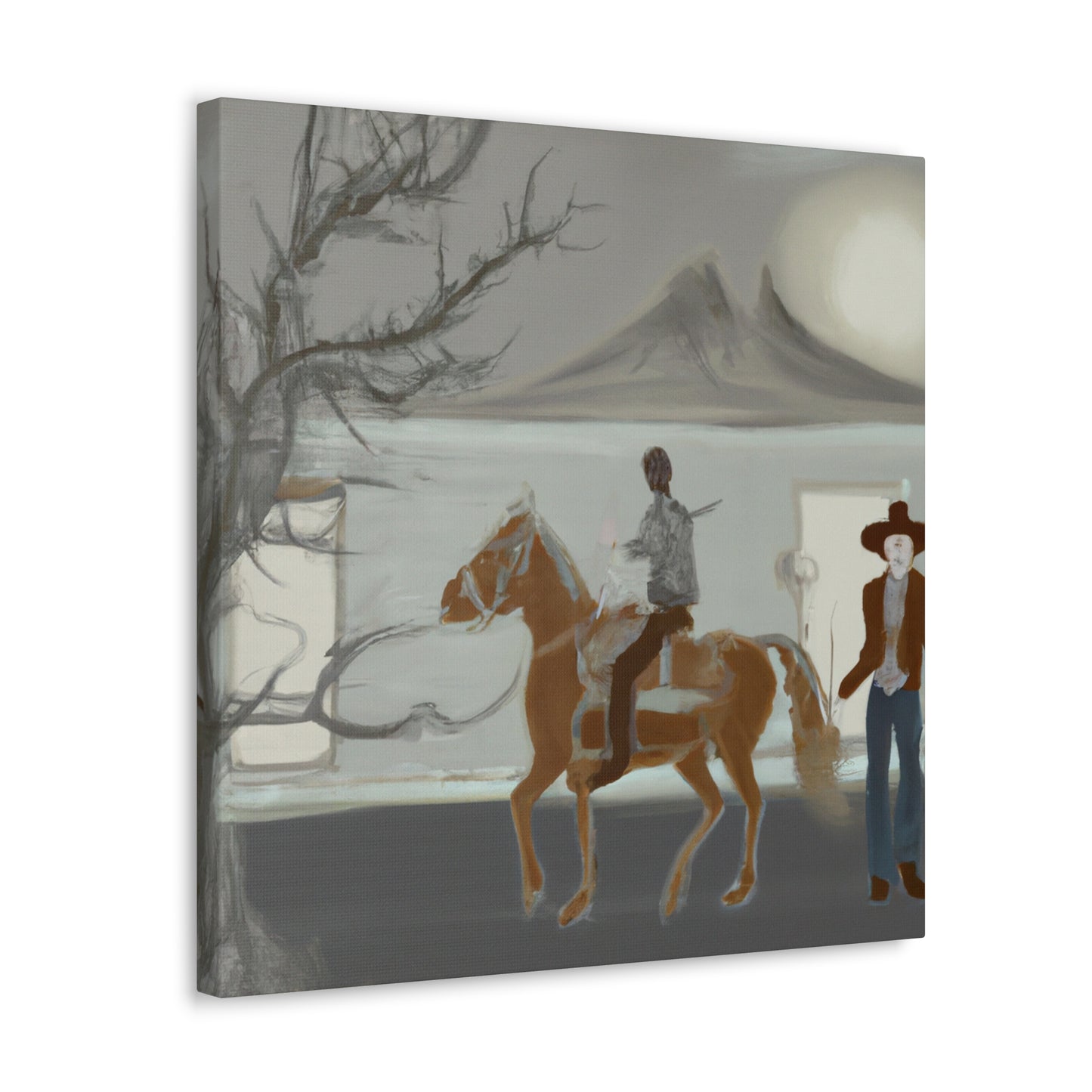 "Stagecoach Through Time" - Canvas